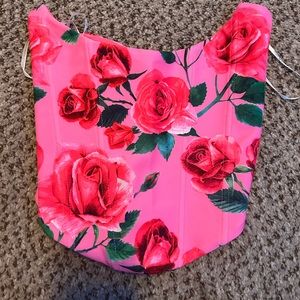 White Fox Rose Bustier